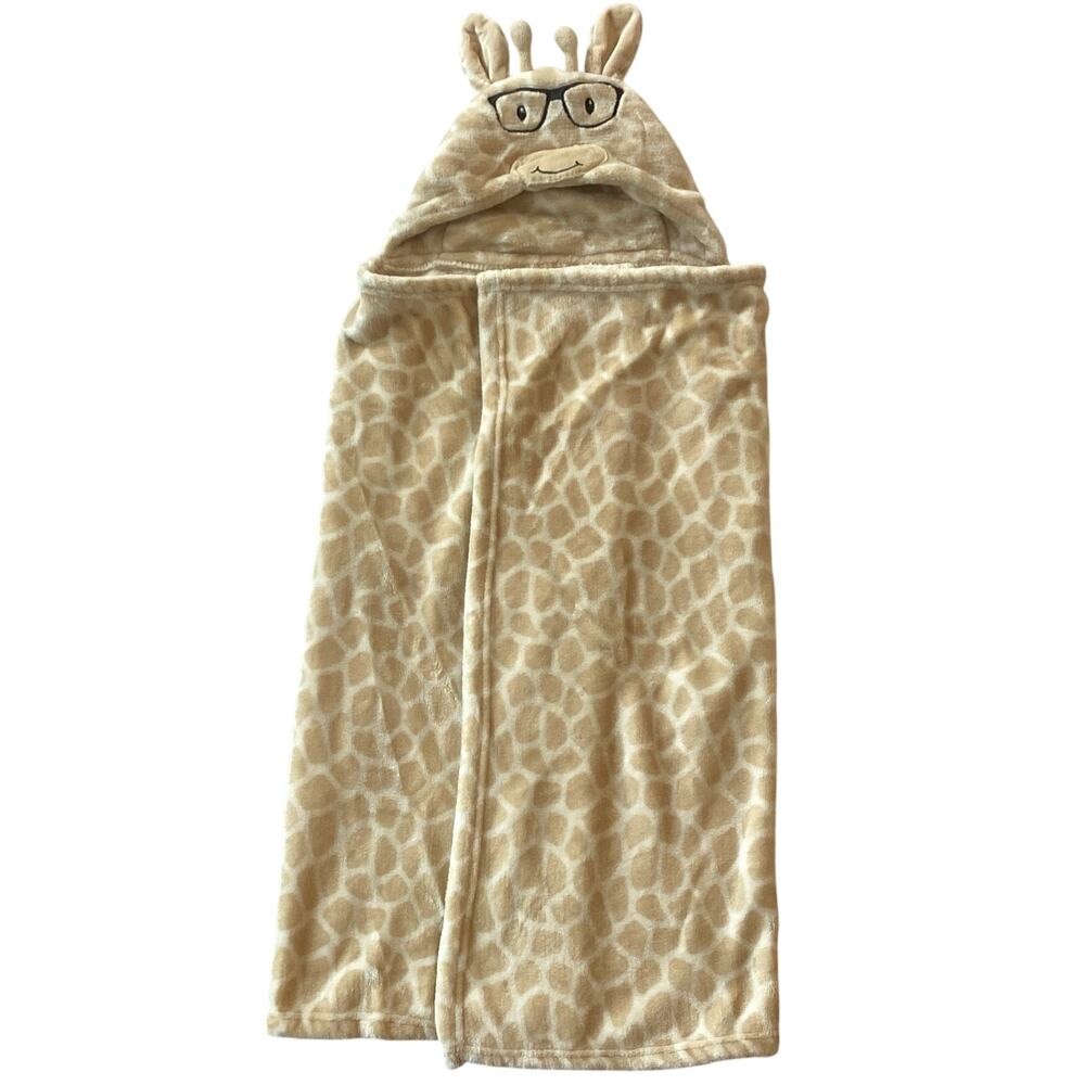 Hudson Baby Infant Hooded Animal Face Plush Blanket